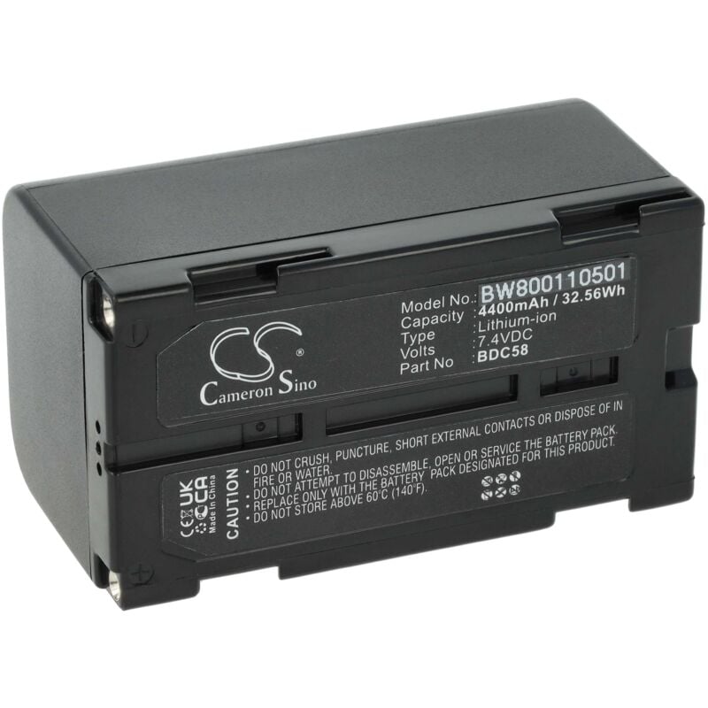 immagine 0 del prodotto vhbw batteria compatibile con sokkia set 530r, set530r3, set 530r3, set530rk, set5 30rk dispositivo di misurazione 4400mah, 7,4v, li ion 