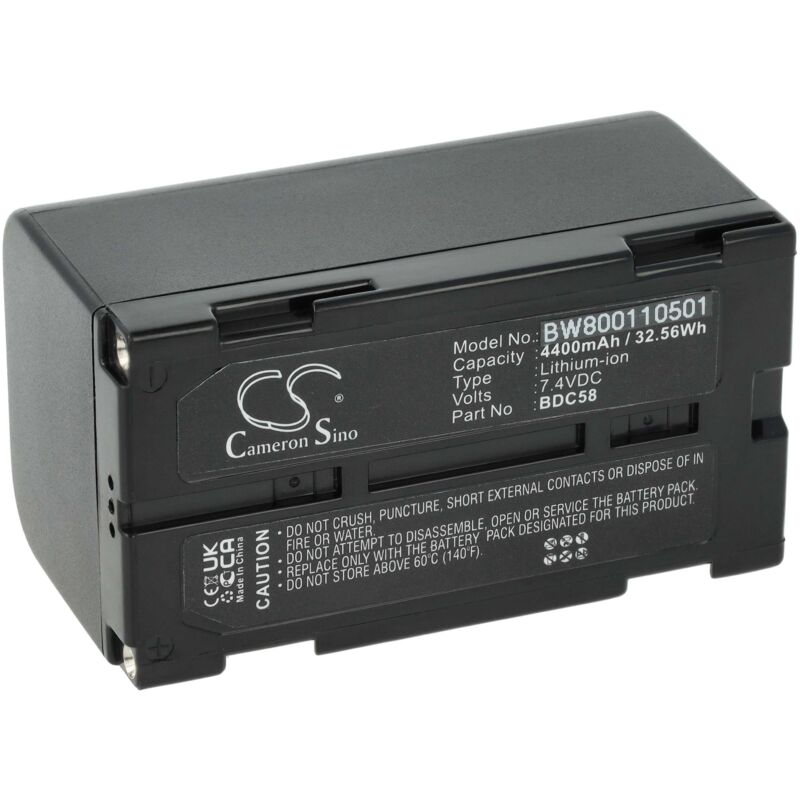 foto del prodotto vhbw batteria compatibile con sokkia set 530rk, set530rk3, set5 30rk3, set 530rk3, set550rx dispositivo di misurazione 4400mah, 7,4v, li ion 
