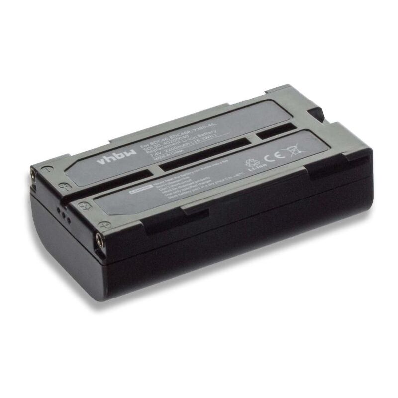 foto del prodotto vhbw batteria compatibile con sokkia set330rk3, set3 30rk3, set 330rk3, set350rx, set500, set 500 dispositivo di misurazione 2200mah, 7,4v, li ion 