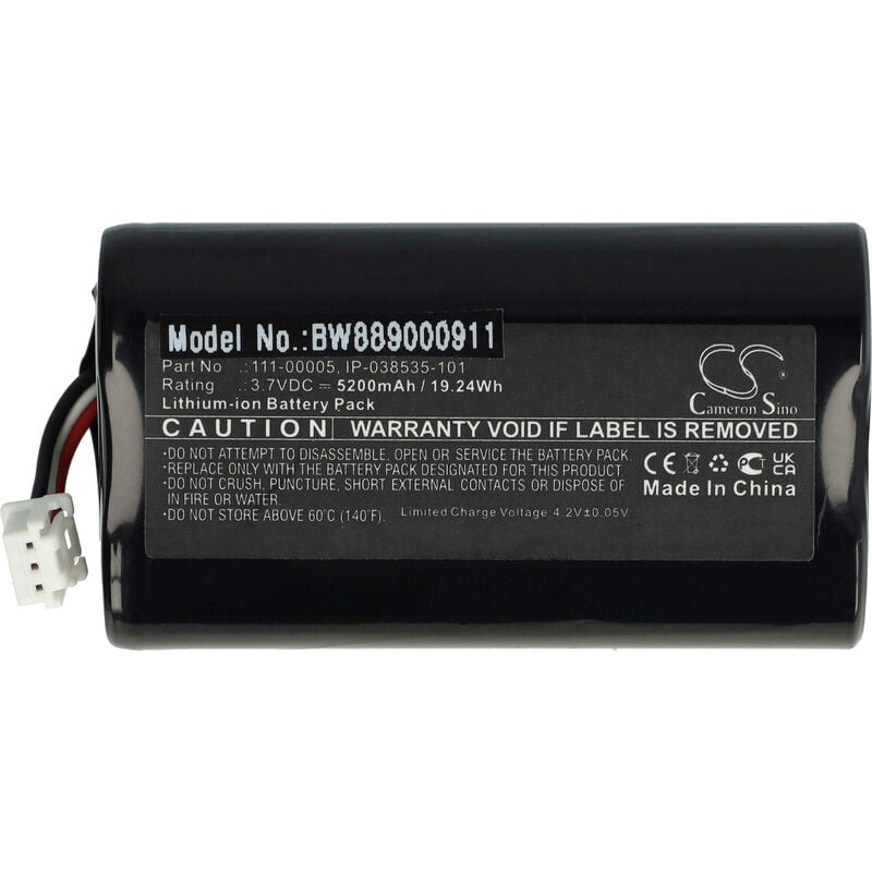 foto del prodotto vhbw batteria compatibile con sonos roam casse, altoparlanti, speaker 5200mah, 3,7v, li ion 