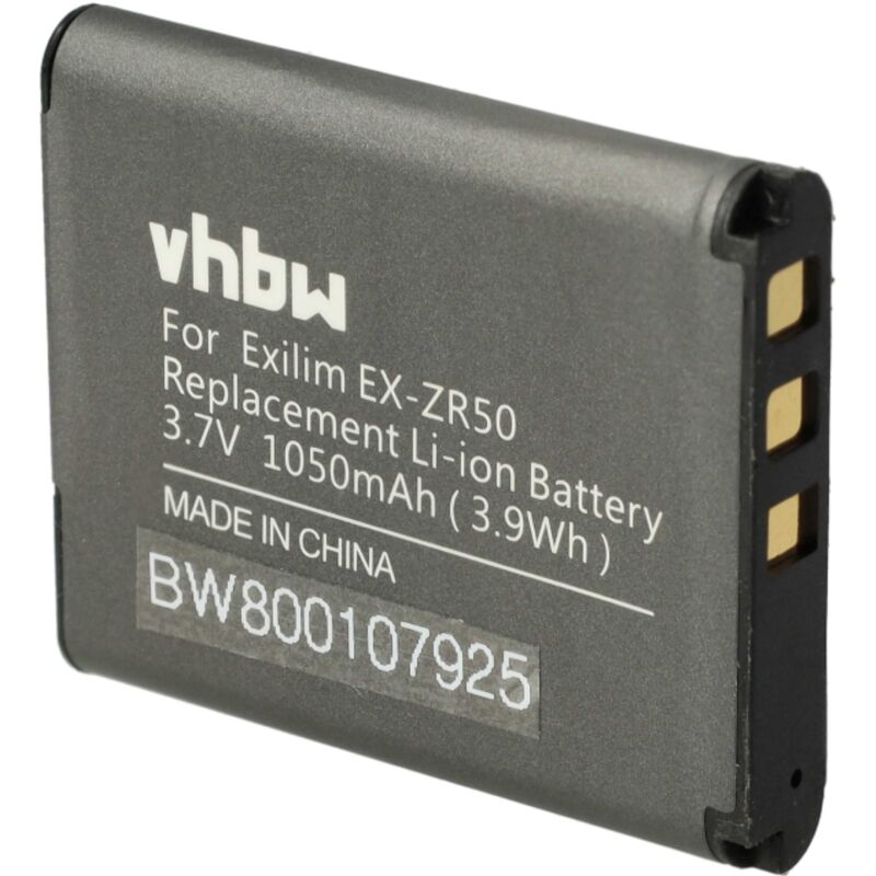 foto del prodotto vhbw batteria compatibile con sony pha 1aeu, pha 1eu, pha 2, srs bts50 amplificatore per cuffie portatile 1050mah, 3,7v, li ion 
