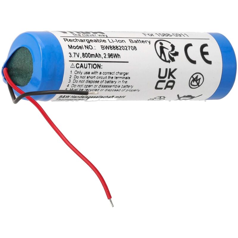 foto del prodotto vhbw batteria compatibile con sony wf 1000xm3 charging case stazione di ricarica 800mah, 3,7v, li ion 