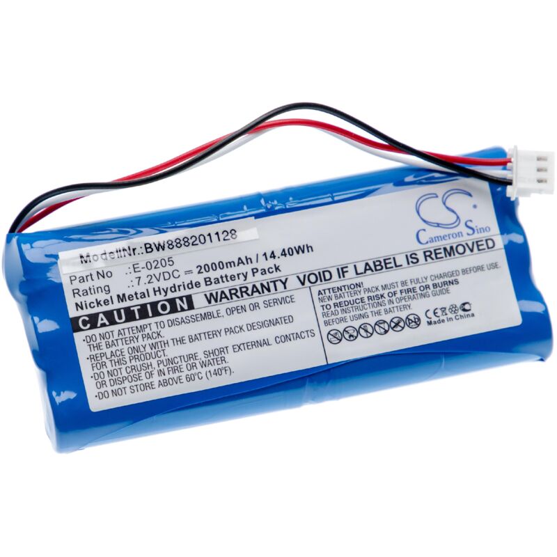 foto del prodotto vhbw batteria compatibile con spectran hf 6065 v4, hf 6080 v4, nf 1010e, nf 3020e, nf 5030 dispositivo di misurazione 2000mah, 7,2v, nimh 