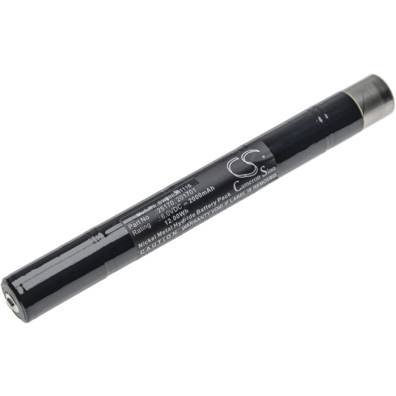 foto del prodotto vhbw batteria compatibile con streamlight sl 15x, sl 20xp torcia, lampada da elmetto 2000mah, 6v, nimh 