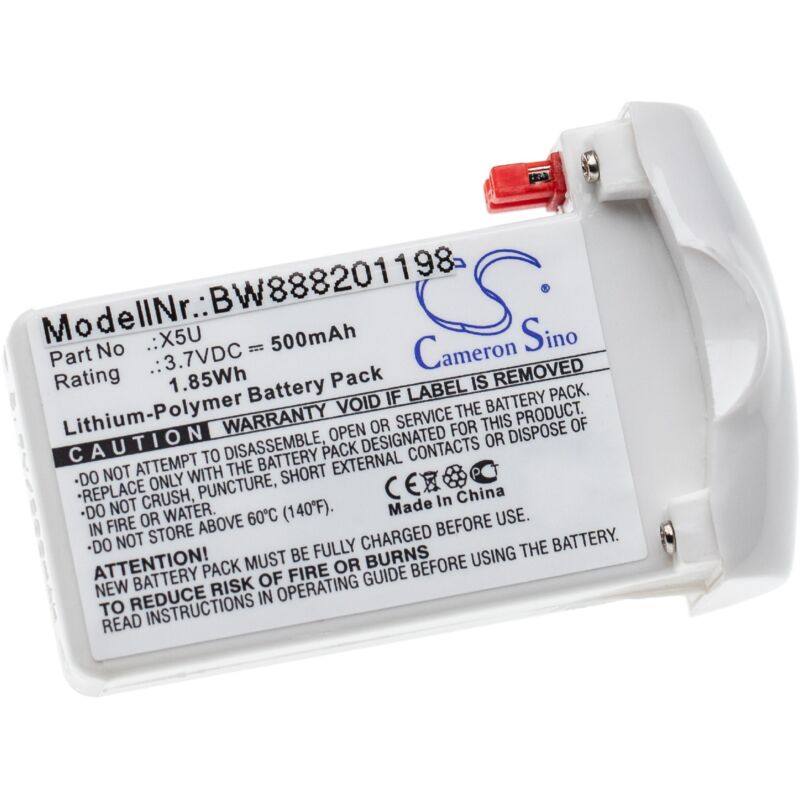 foto del prodotto vhbw batteria compatibile con syma x5uw, x5u, x5uc drone quadricottero multicottero 500mah, 3,7v, li poly 