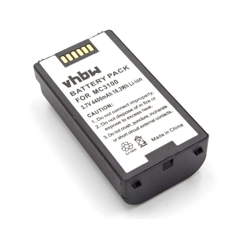 foto del prodotto vhbw batteria compatibile con symbol mc3190 rl2s04e0a, mc3190 kk0pbbg00wr, mc3190 rl4s04e0a lettore di codici a barre, pos 4400mah, 3,7v, li ion 