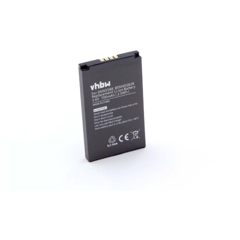 foto del prodotto vhbw batteria compatibile con t mobile navigate navigatore gps 700mah, 3,7v, li ion 