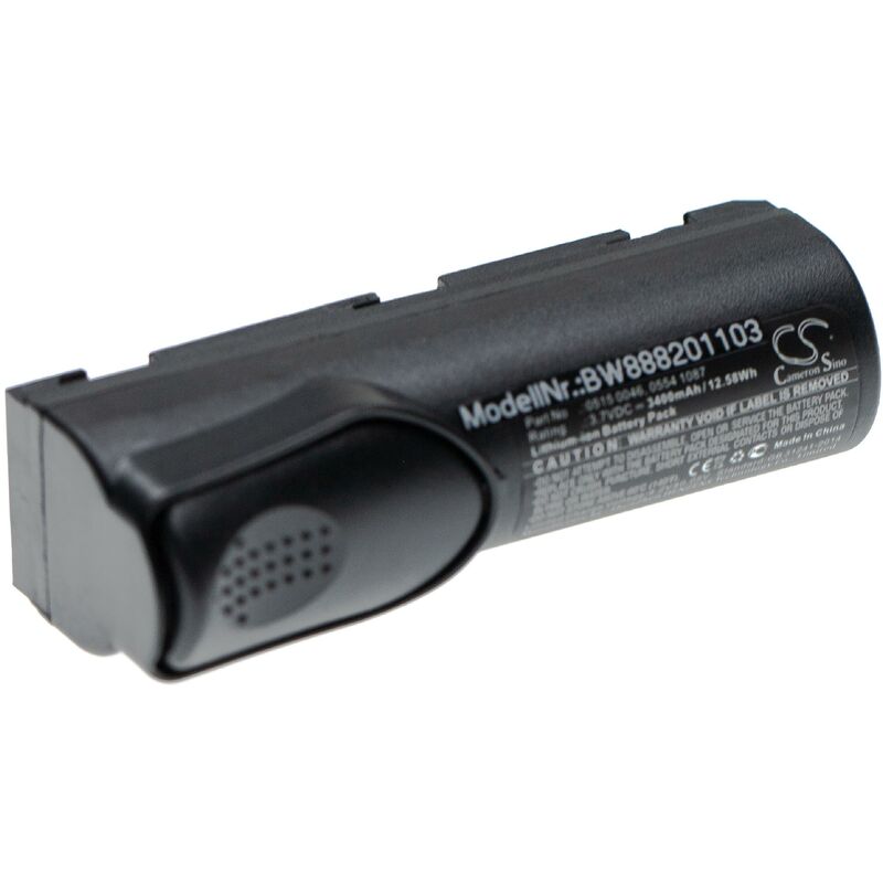 foto del prodotto vhbw batteria compatibile con testo 310, 320, 327, 330, 350, 870, 870 1 dispositivo di misurazione 3400mah, 3,7v, li ion 