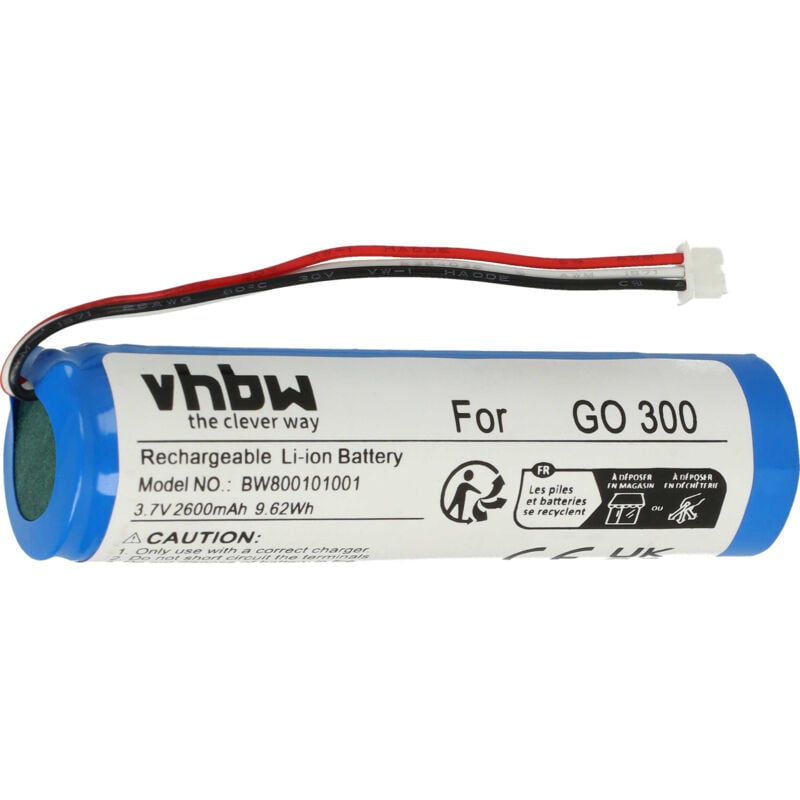 foto del prodotto vhbw batteria compatibile con tomtom rider navigatore gps 2600mah, 3,7v, li ion 