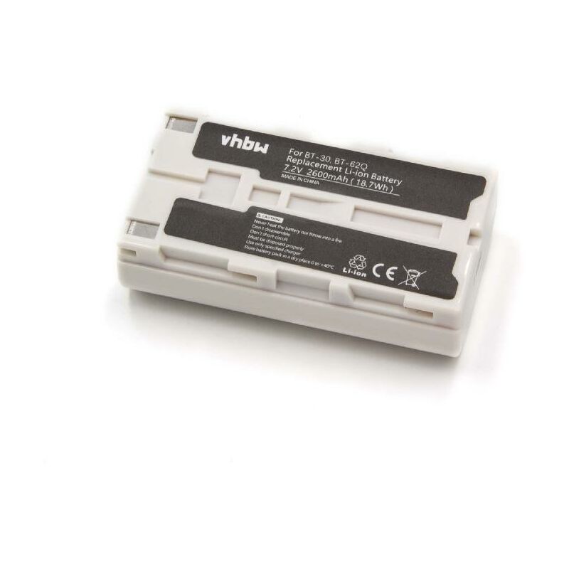 foto del prodotto vhbw batteria compatibile con topcon field controller grs 1, gts 750, gts 751, gts 900, rc 3 dispositivo di misurazione 2600mah, 7,4v, li ion 