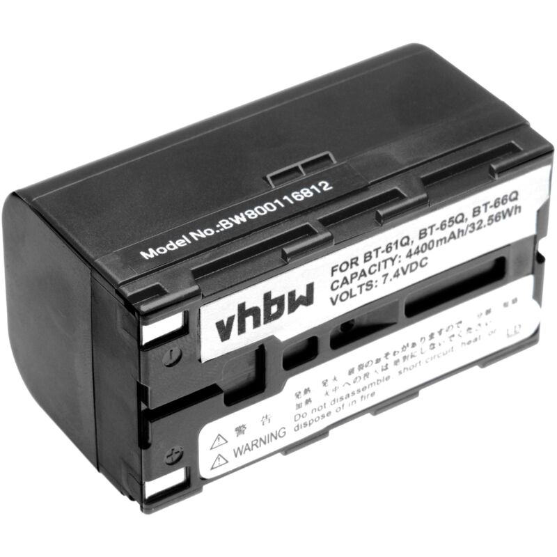 foto del prodotto vhbw batteria compatibile con topcon gpt 700, gpt 7000, gpt 7000i, gpt 750, gpt 7500, gpt 7501 dispositivo di misurazione 4400mah, 7,4v, li ion 