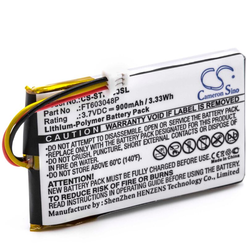 foto del prodotto vhbw batteria compatibile con turtle beach stealth 600 auricolari cuffie wireless 900mah, 3,7v, li ion 