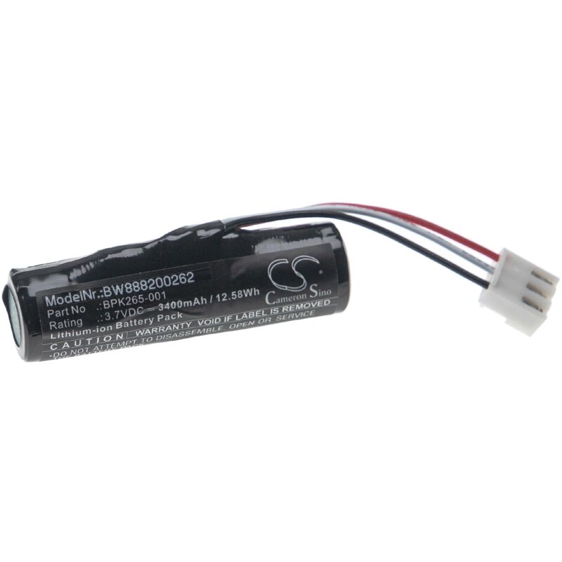 foto del prodotto vhbw batteria compatibile con verifone vx675 bluetooth, vx675 gprs, vx675 infrarouge lettore di codici a barre, pos 3400mah, 3,7v, li ion 