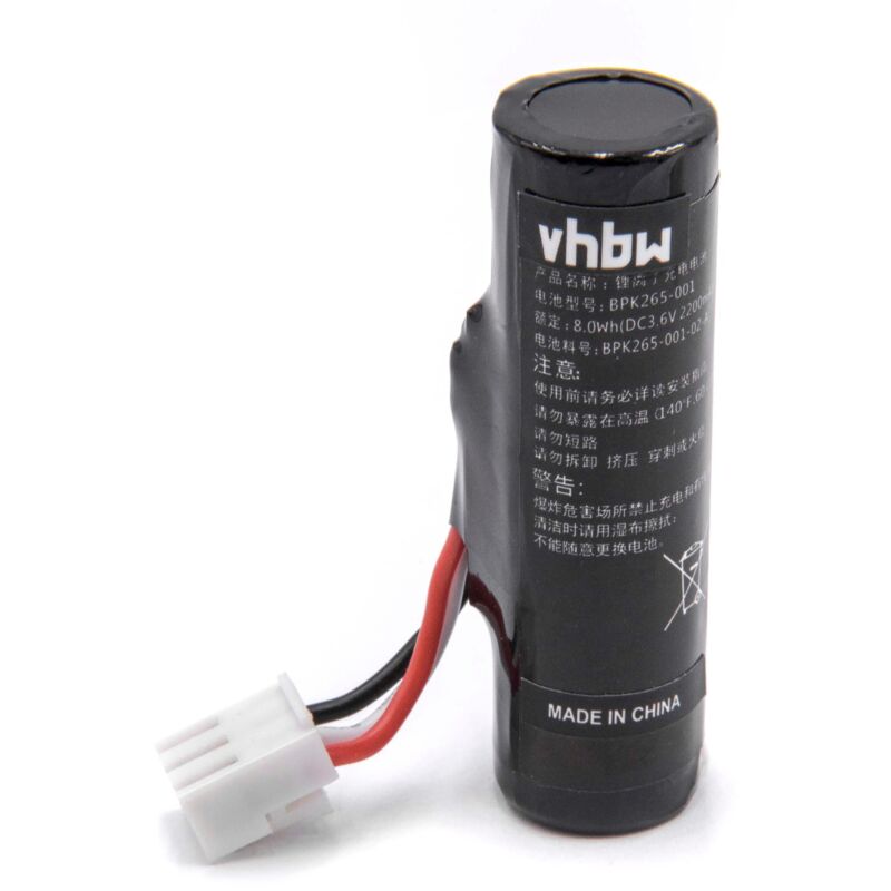foto del prodotto vhbw batteria compatibile con verifone vx675 wifi, vx690 lettore di codici a barre, pos 2200mah, 3,7v, li ion 