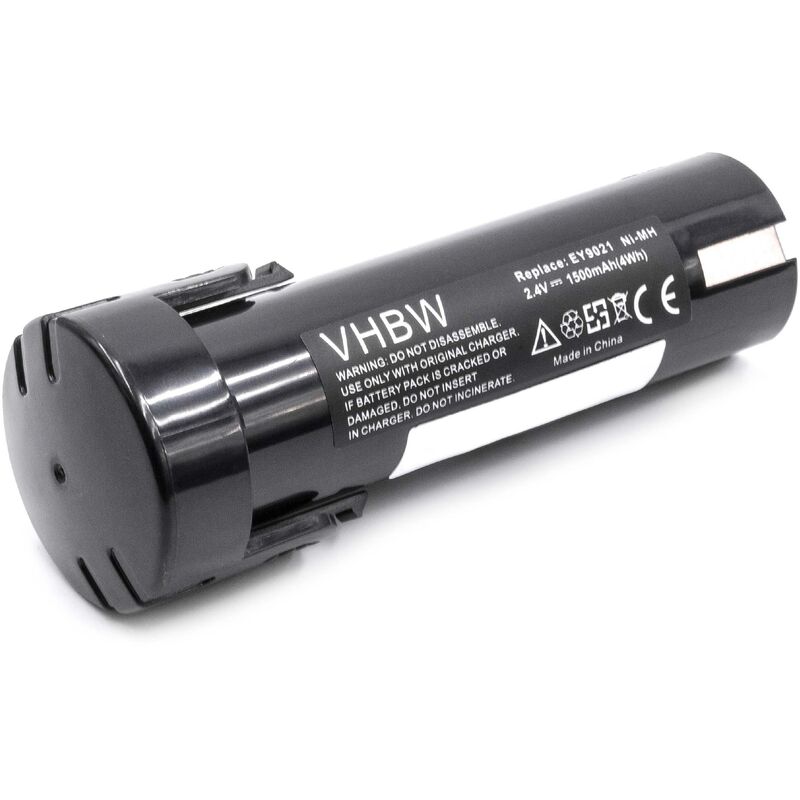 foto del prodotto vhbw batteria compatibile con weidm ller dms 3 attrezzi da lavoro 1500mah nimh 2,4v 