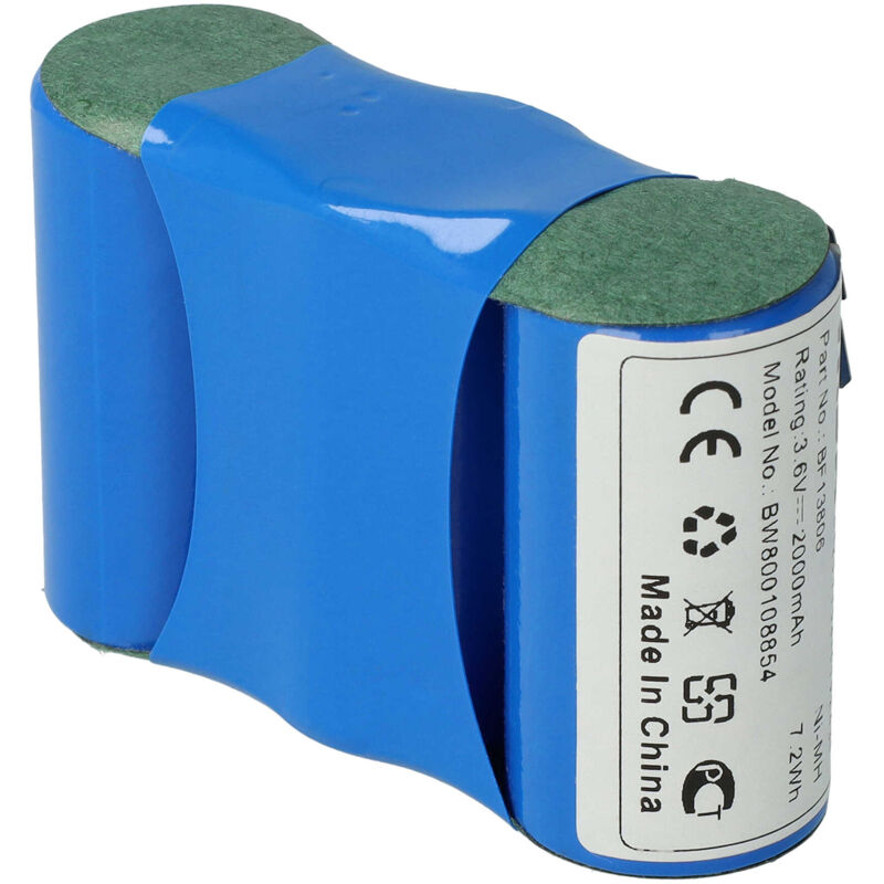 foto del prodotto vhbw batteria compatibile con wolf bs45 cesoie 2000mah 3,6v nimh sostituisce 70845 055, accu45, bf13806 vse 4 5, bs45