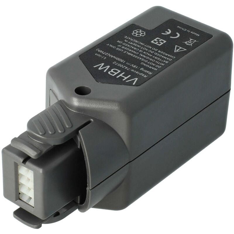 foto del prodotto vhbw batteria compatibile con wolf garten hsa 45 v, gt 815, gtb 815 tagliaerba sega elettrica 1500mah, 18v, li ion