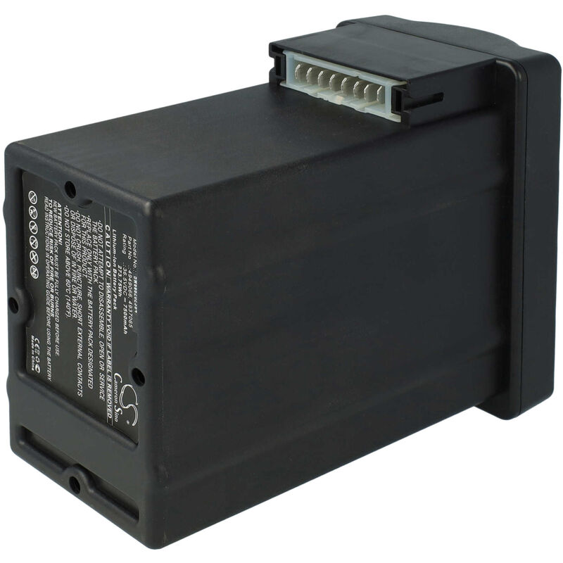 foto del prodotto vhbw batteria compatibile con wolf garten power 37, 40 tagliaerba, robot tagliaerba 7500mah, 36.5v, li ion 