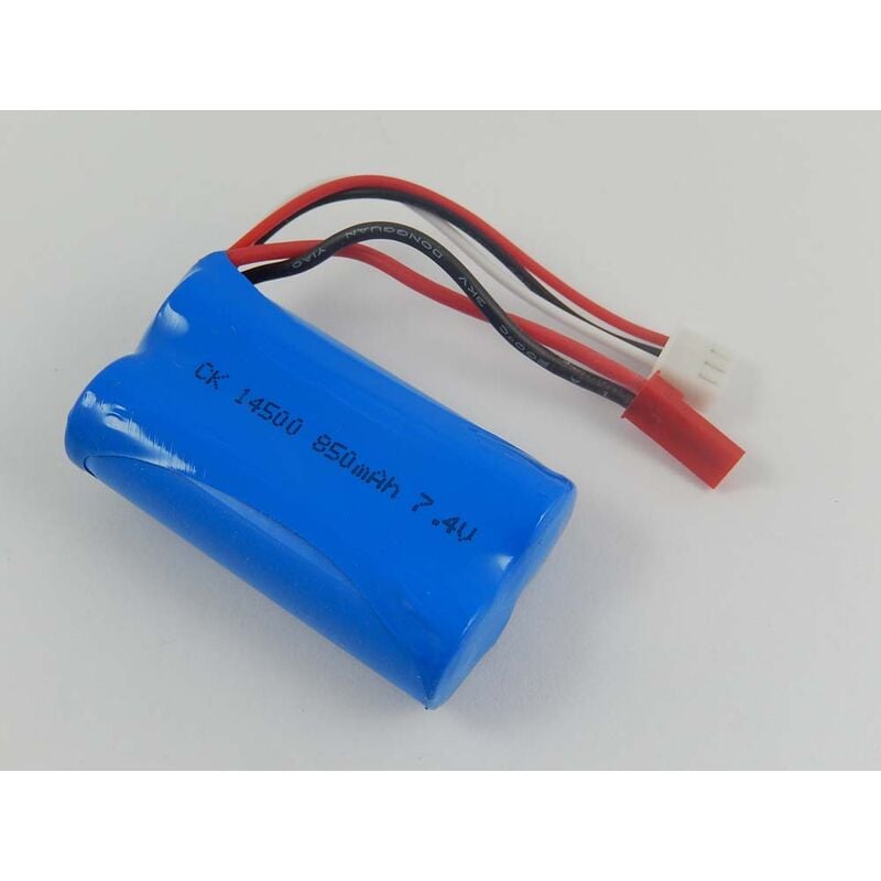 foto del prodotto vhbw batteria compatibile con xinxun quadrocopter ufo x30 v intruder drone quadricottero multicottero 850mah, 7,4v, li ion 