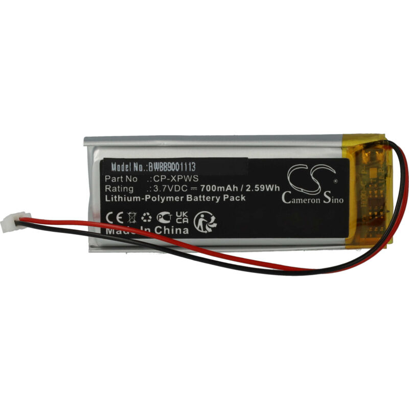 immagine 0 del prodotto vhbw batteria compatibile con xp deus pinpointer mi 4, mi 6 metal detector 700mah, 3,7v, li poly 