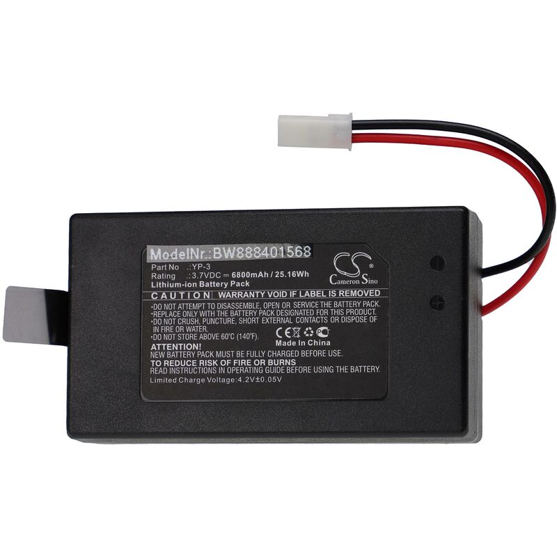 foto del prodotto vhbw batteria compatibile con yuneec st10 chroma ground station, yp 3 blade modellismo 6800mah, 3,7v, li ion 