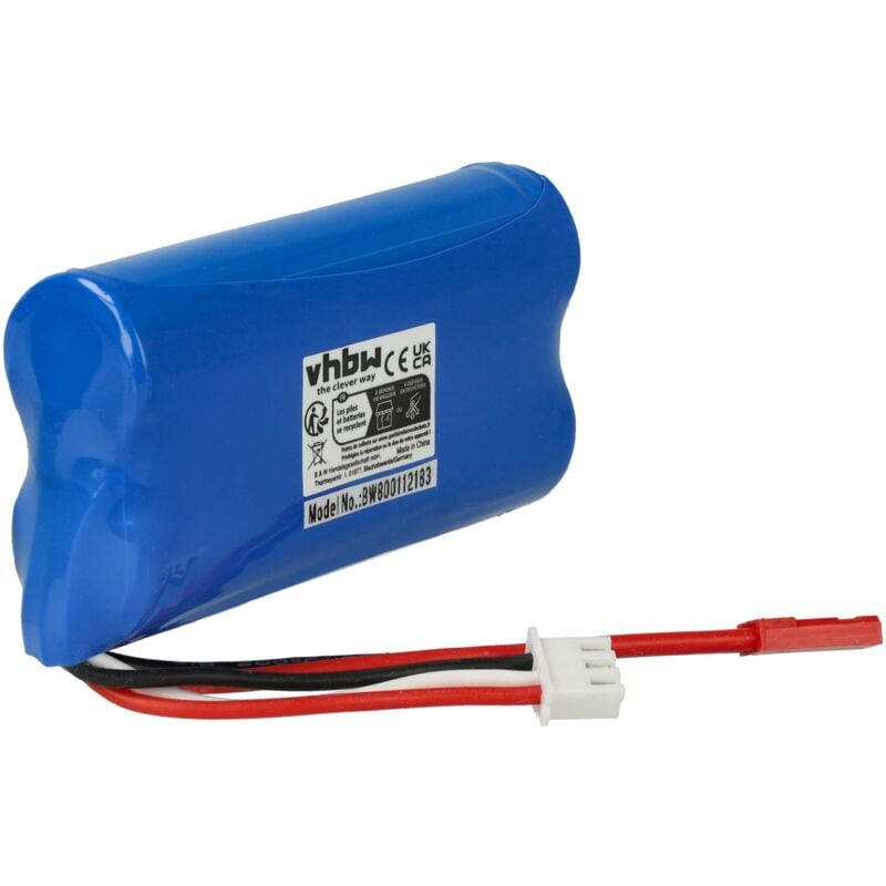 foto del prodotto vhbw batteria con 2pin 3pin compatibile con revell mjx f 45 modellismo 1800mah, 7,4v, li ion 