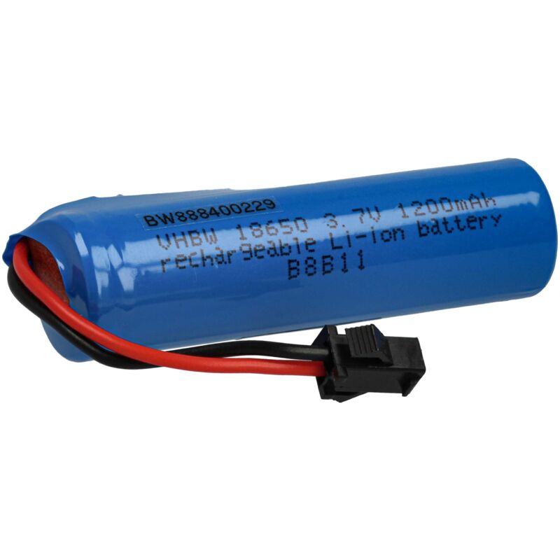 foto del prodotto vhbw batteria con sm 2p per modellismo per es. macchine da corsa, elicotteri, aerei 1200mah, 3,7v, li ion 