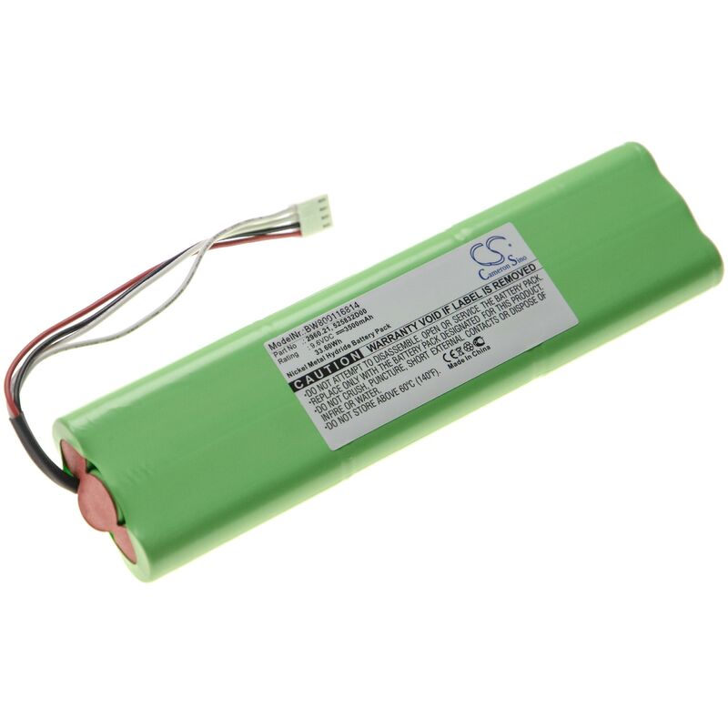 foto del prodotto vhbw batteria sostituisce aemc 2960.21, 525832d00 per dispositivo di misurazione 3500mah, 9,6v, nimh 