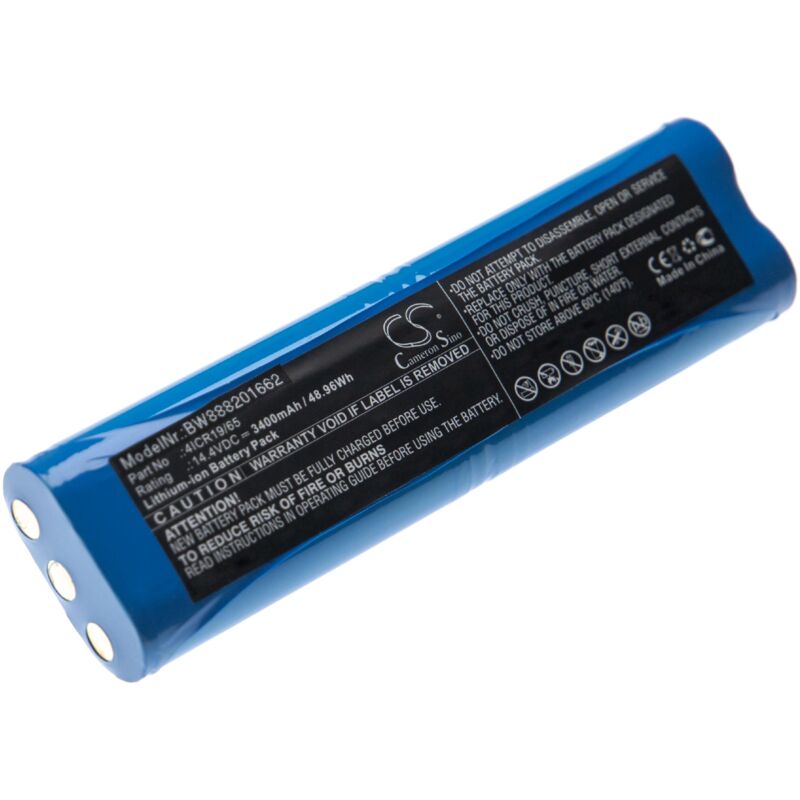 foto del prodotto vhbw batteria sostituisce bissell 1607381, 4icr19 65 per aspirapolvere 3400mah, 14,4v, li ion 