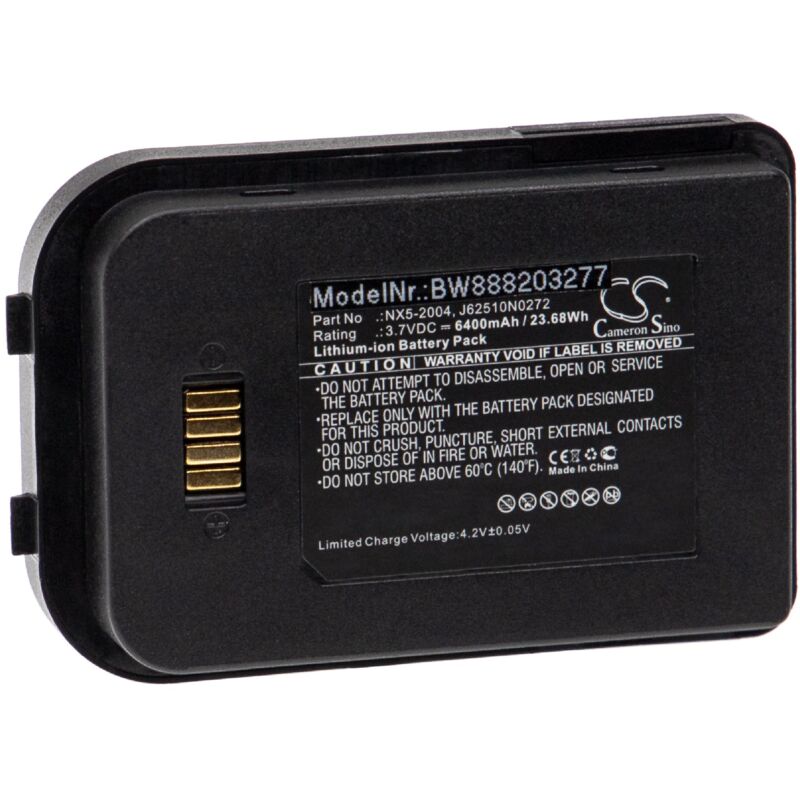 foto del prodotto vhbw batteria sostituisce bluebird pidion bip 6000, bip 6000e per lettore di codici a barre, pos 6400mah, 3,7v, li ion 