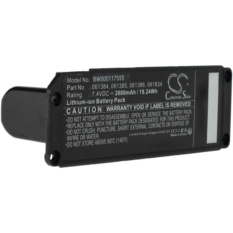 foto del prodotto vhbw batteria sostituisce bose 063404, 061386, 063287, 061385, 061834, 061384 per casse, altoparlanti, speaker 2600mah, 7,4v, li ion 
