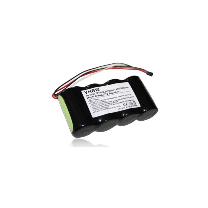 foto del prodotto vhbw batteria sostituisce bp 130, bp130 per dispositivo di misurazione 3000mah, 4,8v, nimh 