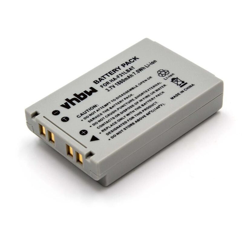 foto del prodotto vhbw batteria sostituisce casio ha f21lbat, ha f20bat per lettore di codici a barre, pos 1880mah, 3,7v, li ion 