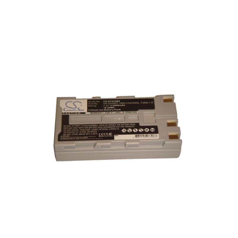 foto del prodotto vhbw batteria sostituisce casio hbm cas3000l, ha g20bat, fj50l1 g per lettore di codici a barre, pos 2600mah, 7,4v, li ion 
