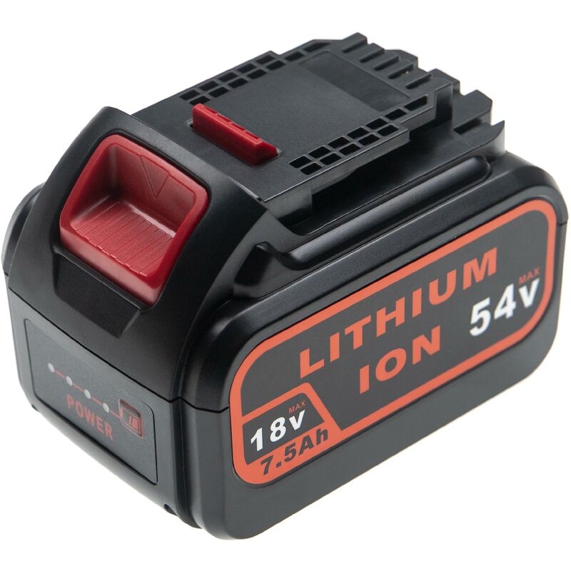 foto del prodotto vhbw batteria sostituisce dewalt dcb546, dcb547, dcb548, flexvolt per attrezzi da lavoro 7500 mah, li ion, 18 v 54 v 