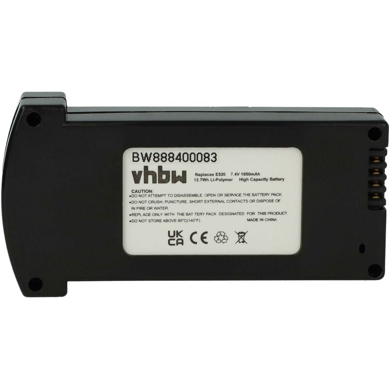 foto del prodotto vhbw batteria sostituisce eachine 2594368 per drone quadricottero multicottero 1850mah, 7,4v, li poly 
