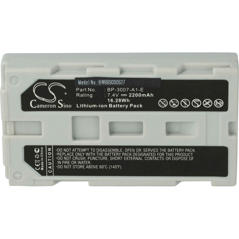 foto del prodotto vhbw batteria sostituisce graphtec b 517 per data logger per temperatura 2200mah, 7,4v, li ion 