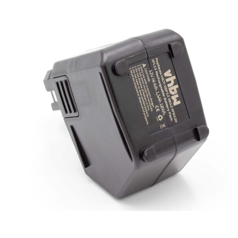 foto del prodotto vhbw batteria sostituisce hilti sbp12, sfb105, sfb121, sfb125, 00315082 per attrezzi da lavoro 1500 mah, nimh, 12 v 