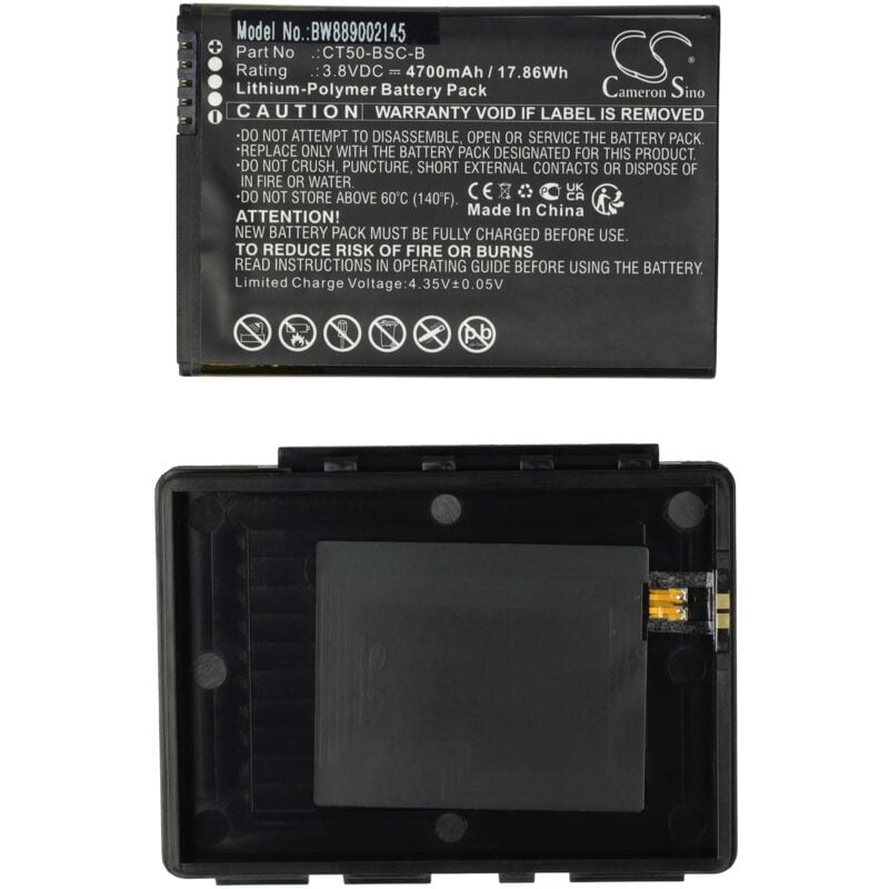 foto del prodotto vhbw batteria sostituisce honeywell ct50 bsc b, 318 055 018 per computer portatile scanner pda 4700mah, 3,8v, li poly 