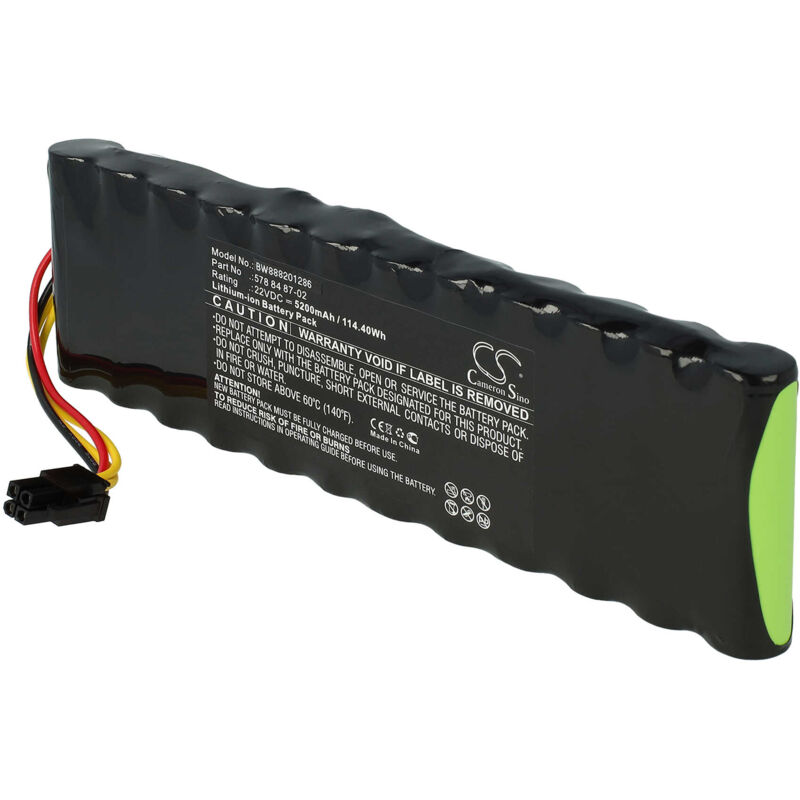 foto del prodotto vhbw batteria sostituisce husqvarna 578 84 87 05, 590 71 65 01, 590 71 65 02, 597 21 32 01 per tagliaerba, robot tagliaerba 5200mah, 22,2v, li ion 