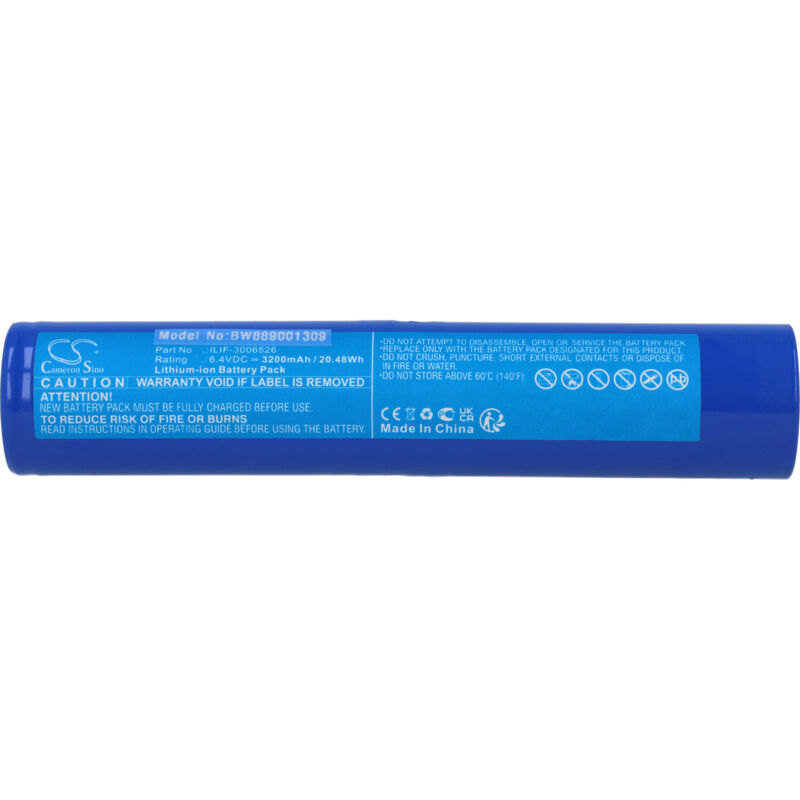 foto del prodotto vhbw batteria sostituisce maglite ilif 3006526 per torcia, lampada da elmetto 3200mah, 6,4v, li ion 