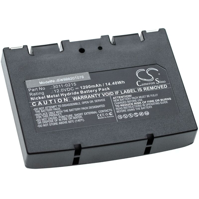 foto del prodotto vhbw batteria sostituisce minelab 3011 0215 per metal detector 1200mah, 12v, nimh 