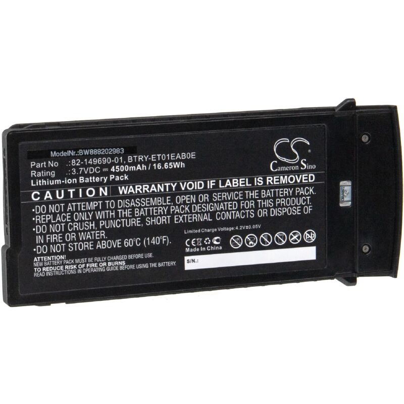 foto del prodotto vhbw batteria sostituisce motorola 82 149690 01, btry et01eab0e per tablet 4500mah, 3,7v, li ion 