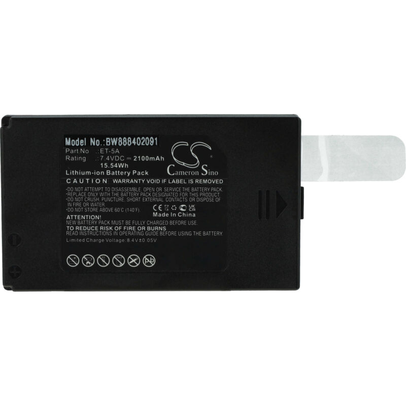 foto del prodotto vhbw batteria sostituisce new pos et 5a per lettore di codici a barre, pos 2100mah, 7,4v, li ion 