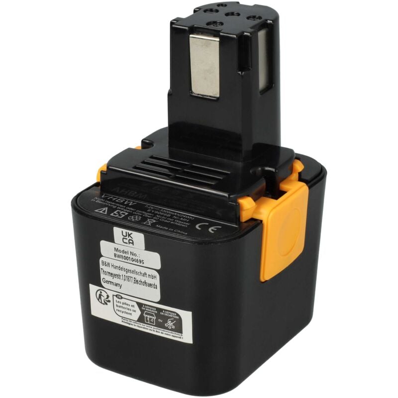 foto del prodotto vhbw batteria sostituisce panasonic bcp ey9065, ey9065, ey9066b, ey9166, ey9166b, pa 724 per attrezzo da lavoro 3300 mah, nimh, 7,2 v 