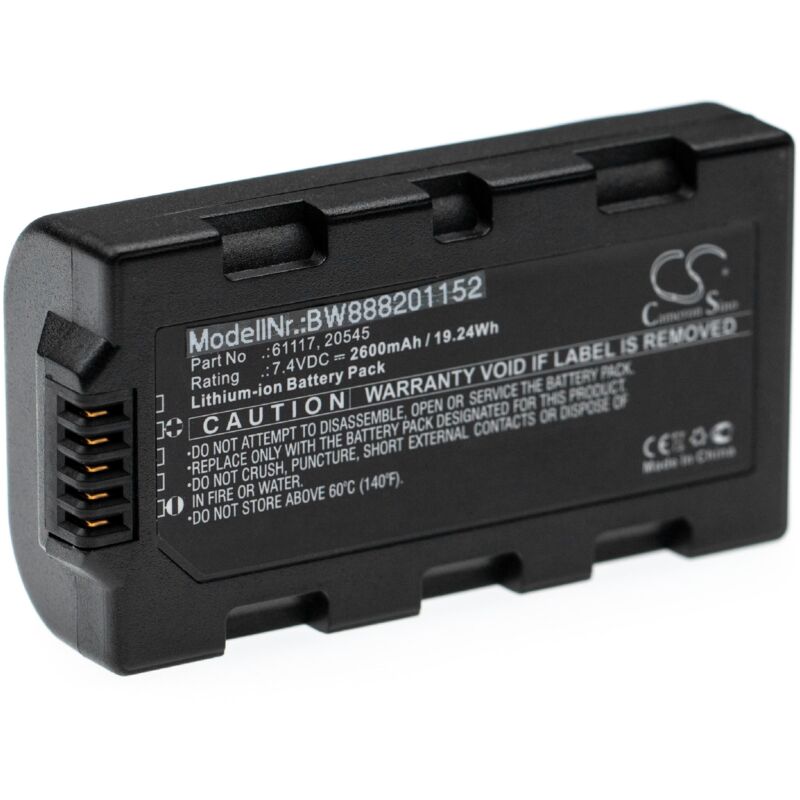 foto del prodotto vhbw batteria sostituisce sokkia 20545, 61117 per computer portatile scanner pda 2600mah, 7,4v, li ion 