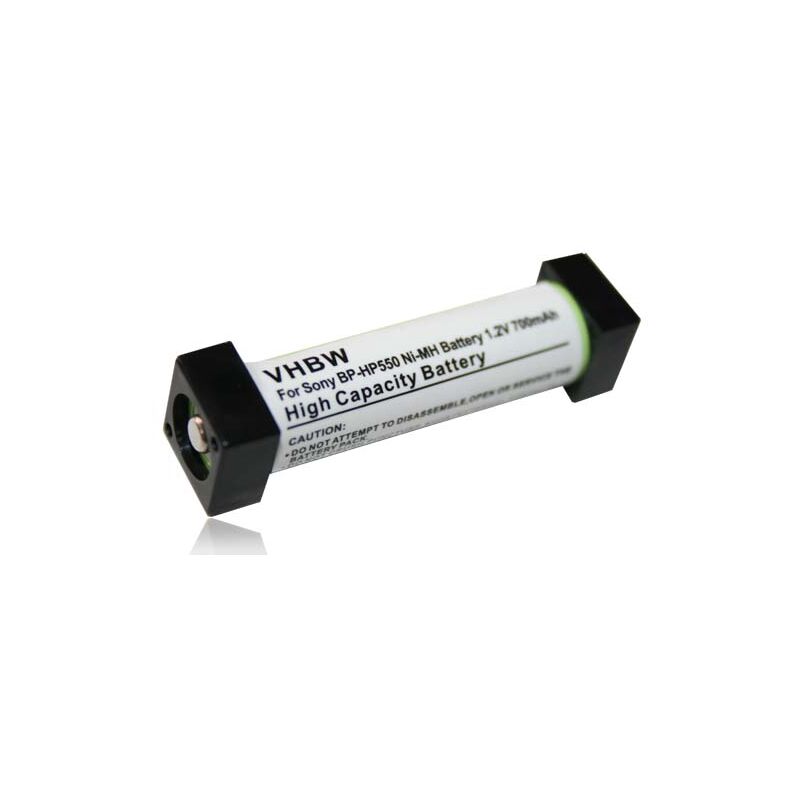 foto del prodotto vhbw batteria sostituisce sony 1 756 316 21, 1 756 316 22, bp hp550 per auricolari cuffie wireless 700mah, 1,2v, nimh 