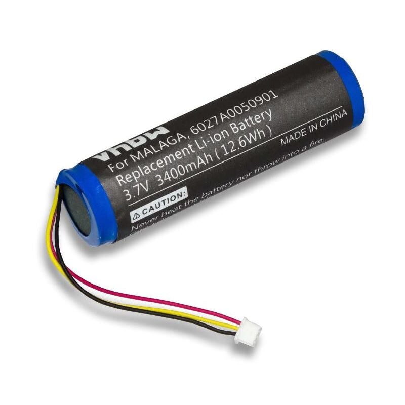 foto del prodotto vhbw batteria sostituisce tomtom 6027a0050901, 6027a0131301, l5, malaga per navigatore gps 3400mah, 3,7v, li ion 