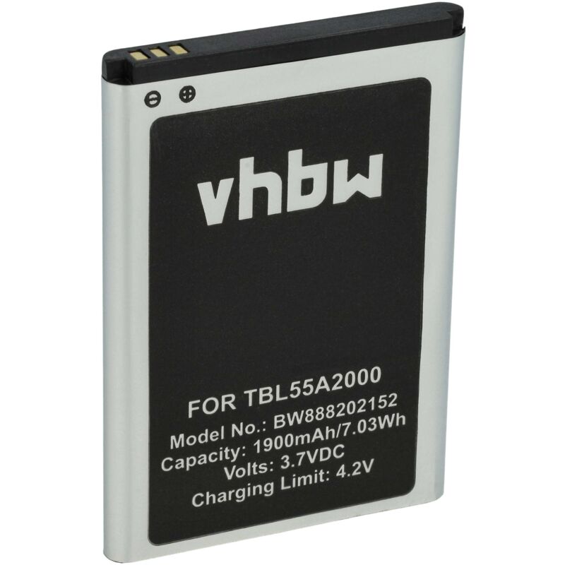 foto del prodotto vhbw batteria sostituisce tp link tbl55a2000, tbl 55a1800 per hotspot modem router portatile 1900mah, 3,7v, li poly 