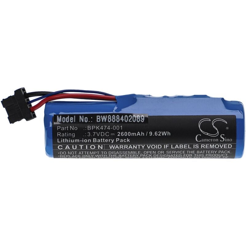 foto del prodotto vhbw batteria sostituisce verifone bpk474 001 03 b, bpk474 001 per lettore di codici a barre, pos 2600mah, 3,7v, li ion 